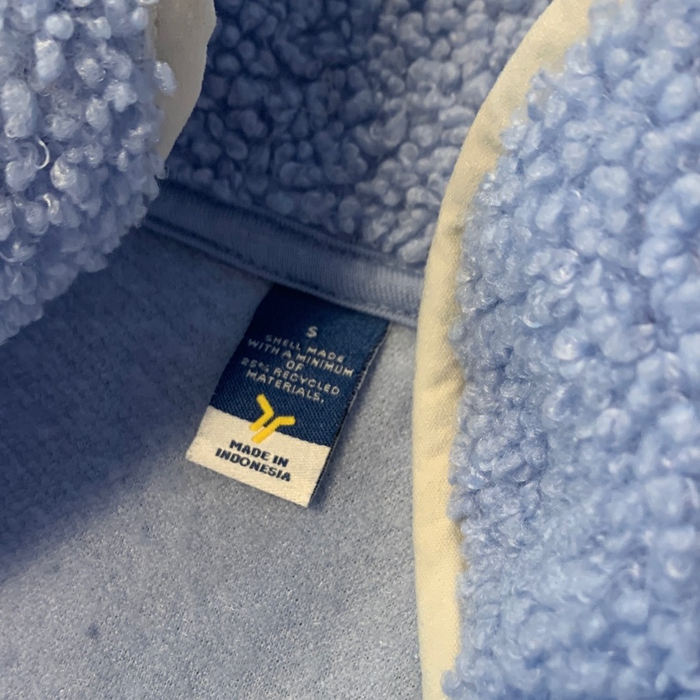 Old Navy Light Blue Sherpa Pullover - Picture 2 of 5